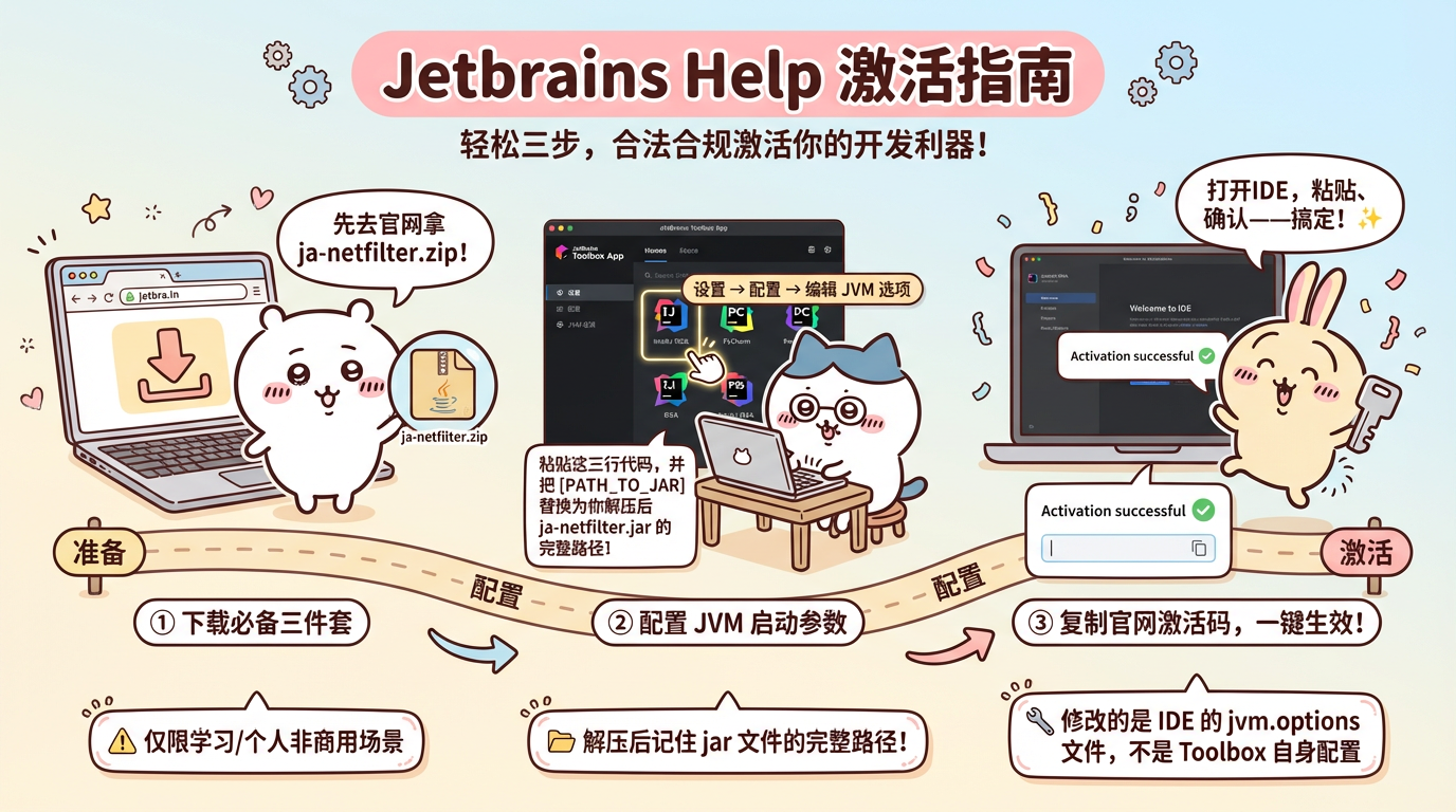 🚀 解锁 JetBrains 全家桶潜能:Jetbrains Help 配置指南