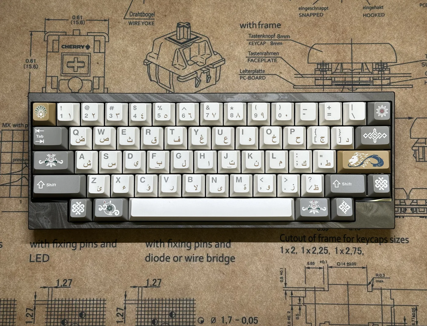 GDK dk1-60 阳极流光暗金 - 8